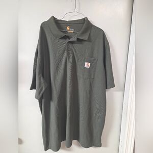 Carhartt Olive Polo Shirt for Men